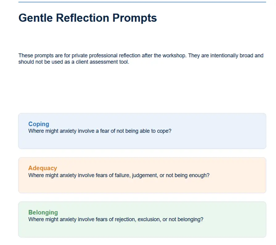 Gentle Reflection Prompts